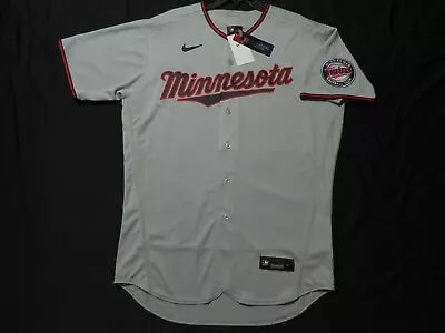 Authentic Minnesota Twins FLEX BASE Road Gray Jersey 40 Reg.$290 • $125