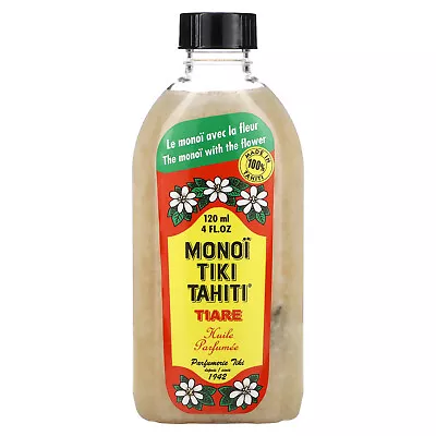 Monoi Tiare Tahiti Coconut Oil Tiare Gardenia  4 Fl Oz 120 Ml Not Tested On • $13.54