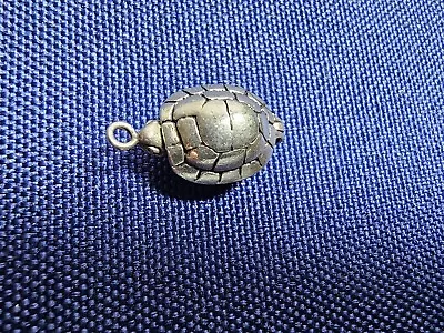 Grandma Grabe's Beautiful Vintage 925 Sterling Silver Turtle Locket Pendant • $0.75