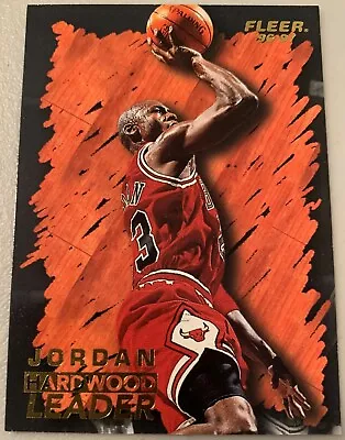 1996-97 Fleer Hardwood Leader #123 Michael Jordan Chicago Bulls Ex/nm • $10