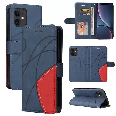 For Samsung S21 S22 S23 S24 Note20 Magnetic Flip Leather Wallet Stand Case Cover • $15.89