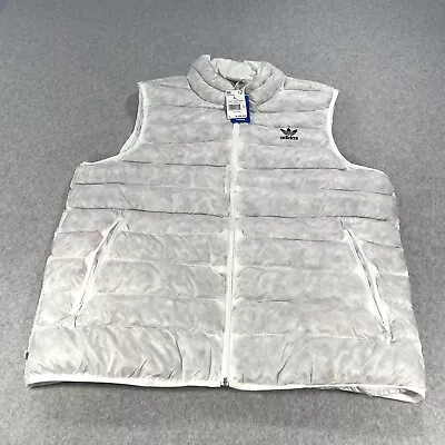 Adidas Men's Originals Essentials Trefoil Puffer Vest Size Large HK7539 New • $49.99
