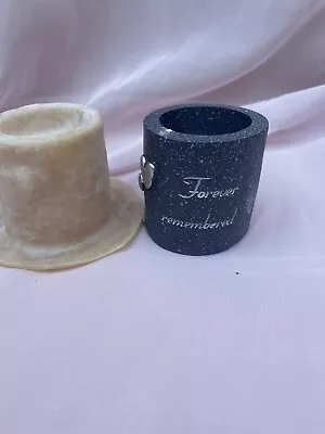 Rubber Latex Mould Mold Candle Holder Memory Memorial Forever Remembered • £7