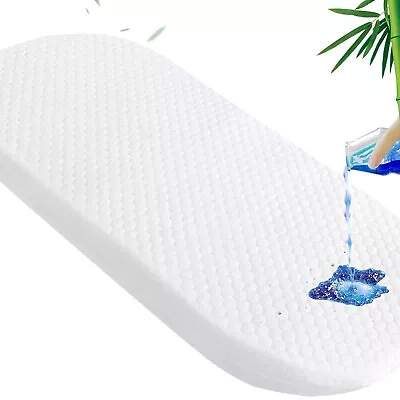 Oval Baby Bassinet Mattress Topper With Waterproof Bamboo Cover 16 X32 X1.5  • $32.99