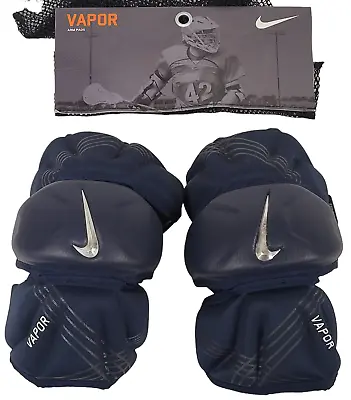 New Nike Vapor Navy Blue / Navy Size Medium LAX Lacrosse Arm Pads • $25.99