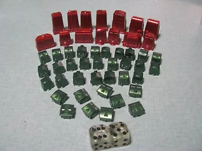 70th Anniversary Monopoly Replacement Dice Houses & Hotels   # Z2 • $6.48