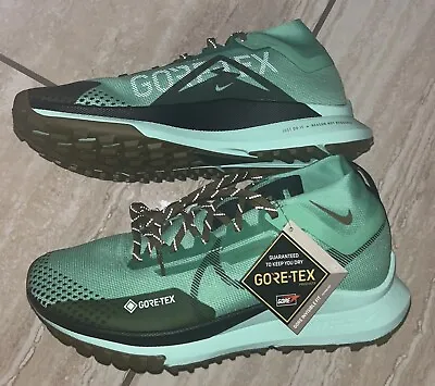 Nike React Pegasus Trail 4 GORETEX Green Olive DJ7926-301 Mens Size 11 Shoes NEW • $104
