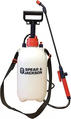 Spear & Jackson 5 Litre Pump Action Pressure Sprayer • £13.49