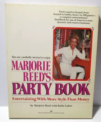 Marjorie Reed's Party Book - Marjorie Reed  - Paperback 1981 First Edition • $5.40
