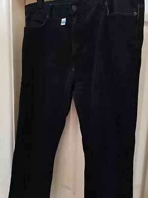 M&S Men's Black Denim Jeans W40 L29 (M208) • £4.99