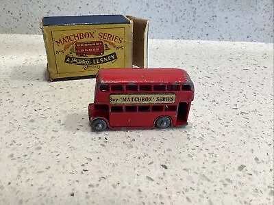 £10 • Buy Lesney No.5 Matchbox Series Bus With Box