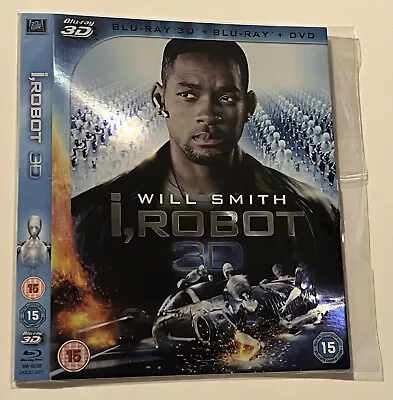 I Robot 3D Blu Ray Slipcover/slipcase Only *NO DISCS*  • £2.20