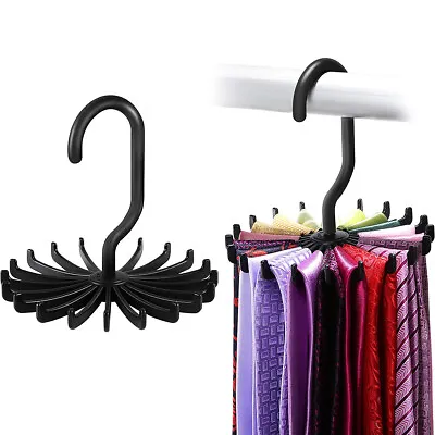 2pk Closet Complete Twirling Tie Rack Belt Organizer Holds 40 For Easy Storage • $6.99