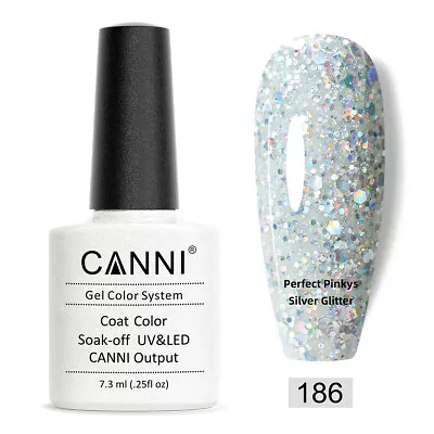 £3.29 • Buy CANNI Base Coat & Top / No Wipe Top Coat Elite99 Gel Nail Polish LED Colours UK!