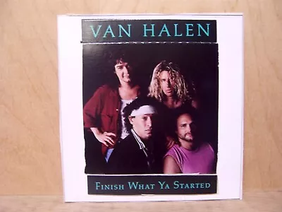 VAN HALEN Finish What Ya Started CD 3 Inch Warner 2-27746 1988 Nm/** • $27.50