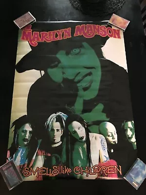 Marilyn Manson Vintage Poster Smells Like Children 90s • $145.83