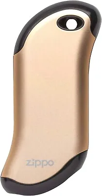 Zippo HeatBank 9 Hour Rechargeable Hand Warmer & Power Bank Gold • £29.99