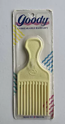 Vintage Goody Hair Lift Afro Pick Comb 1989 #7205/2 Made In USA Deadstock Sealed • $43