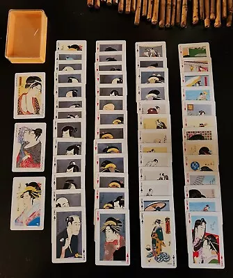 Vintage Japanese Angel Hiroshige Bijinga Ukiyoe Playing Cards Made In Japan • $5