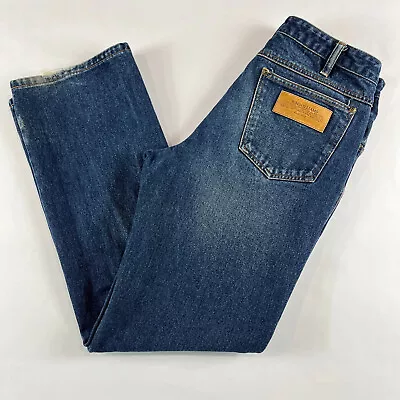 RM Williams Blue Denim Cotton Straight Casual Men's Jeans Actual W32  L32” • $39.99