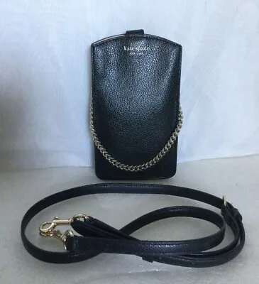 Small KATE SPADE NY Black Leather Cross Body/Shoulder Bag / Handbag • $115