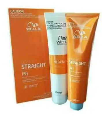 WELLA STRAIGHT -  Permanent Straight  Hair Straightening Cream 100+100ml = 200ml • £16.70