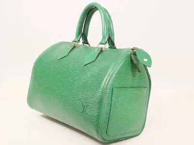 Louis Vuitton M43014 LV Hand Bag Speedy 25 Greens Epi Used 231114T • $297.68