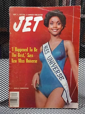 Janelle Commissiong Miss Universe Black Americana JET Magazine Sept 1 1977 • $18.70