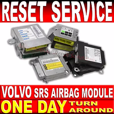 All Volvo Srs Airbag Control Module *reset Repair Service* • $59.99