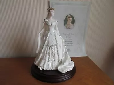 Coalport Queen Mary 3848/7500 Figurine With Plinth And Brochure John Bromley • £95