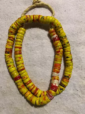 African Trade Beads - Kakamba Beads Necklace 24  • $24