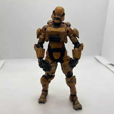 Halo 4 Rust Orange Spartan Soldier 5.5  Action Figures Mcfarlane • £15