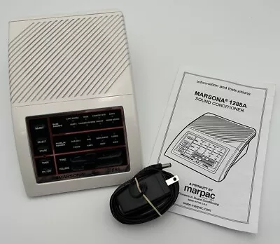 Marsona Electric Programmable Sound Conditioner Model 1288A White Noise Machine • $40.22