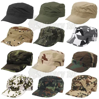 Classic Combat Bdu Field Cap Army Military Style Patrol Hat Cotton Ripstop • £12.95