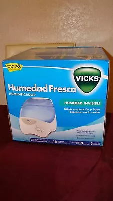 Vicks V3100 Cool Mist Invisible Silent Humidifier 30W • $37.46