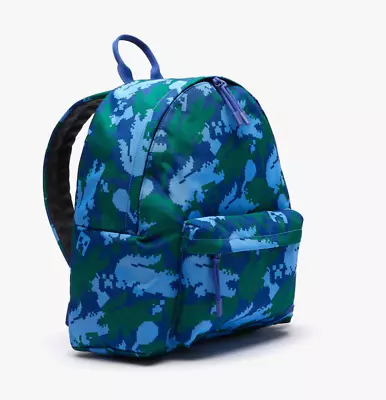 Lacoste X Minecraft Print Canvas Backpack NH3790-J91 Camouflage Minecraft • £107.75