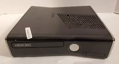 **FOR PARTS OR REPAIR** Microsoft Xbox 360 S Black Model 1439 NO HARD DRIVE • $19.95