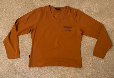 £9.99 • Buy Aston Martin Long Sleeve T Shirt Beige Orange