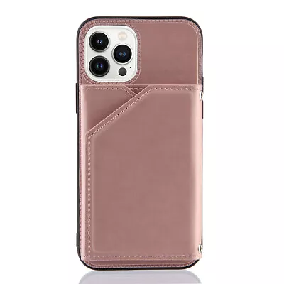 For IPhone 14 13 12 11 Pro Max XS XR Leather Wallet Card Holder Case Stand Cover • $11.70