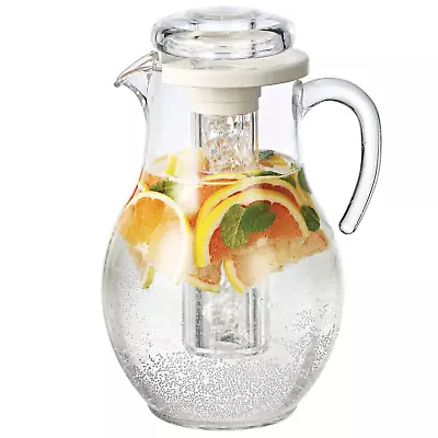 Service Ideas 3.3 L Smooth Clear Acrylic Ice Tube Pitcher • £24.11