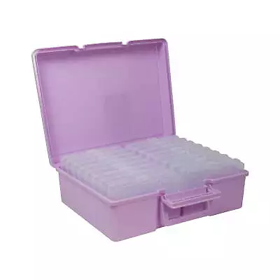 Everything Mary 4  X 6  Photo Storage Box Purple - 16 Inner Organizer Cases • $29.99