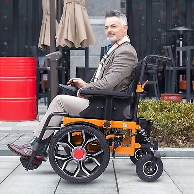 All Terrain Electric Wheelchair Foldable With 20 In Seat Supports Up To 300 Lbs • $888.99