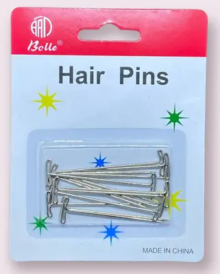 T Pins 50mm Hair Pins 12 Pcs • £2.95