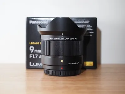 Panasonic Lumix Leica 9mm F1.7 Ultra Wide Lens M4/3 MFT Mount Olympus • $650