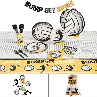 Fun Express Volleyball Party Ultimate Tableware Kit For 24 Guests • $97.99