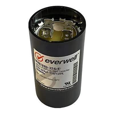 Motor Start Capacitor 270-324 MFD UF 110VAC 50/60Hz HVAC • $9.99