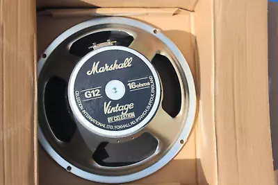£90 • Buy MARSHALL (Manufactured By Celestion) VINTAGE 16 OHM 12 INCH GUITAR SPEAKER