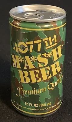 Vintage Beer Can 1970s MASH Beer Can Complete MASH TV SHOW 4077th ALAN ALDA LQQK • $24.99