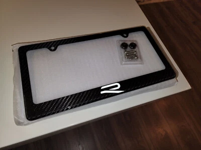 $45 • Buy  VW Golf R New 100% Carbon Fiber License Plate Frame + Screw Caps