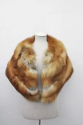 Excellent Red Fox Fur Stole Wrap Scarf Women Woman Size 16 X54  • $85